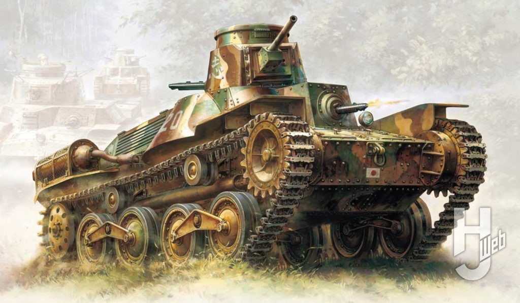 TANKS OF THE WORLD WW.II 日本陸軍 九五式 軽戦車 ハ号 初期型
