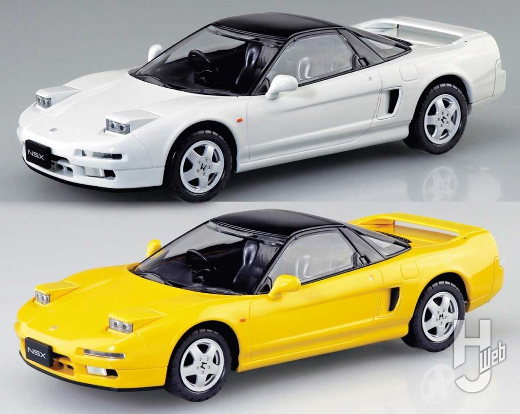 ホンダ NA1 NSX（2色）グランプリホワイト、インディーイエローパール
