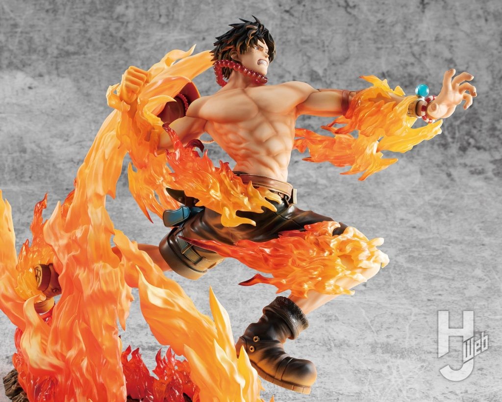 ポートガス・D・エースのフィギュアのアップ画像その2