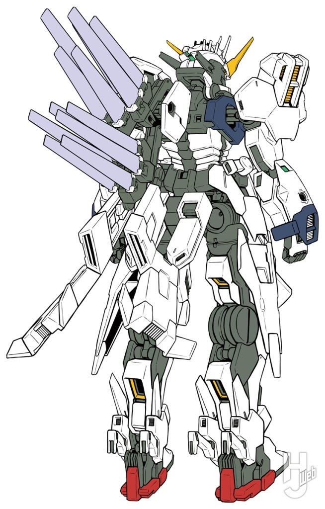 ガンダムジリウス設定画背面