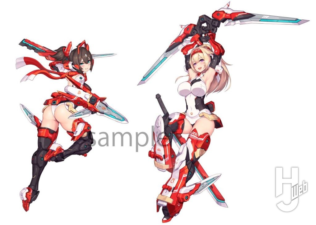 朱羅 忍者と朱羅 弓兵の描き下ろしイラスト