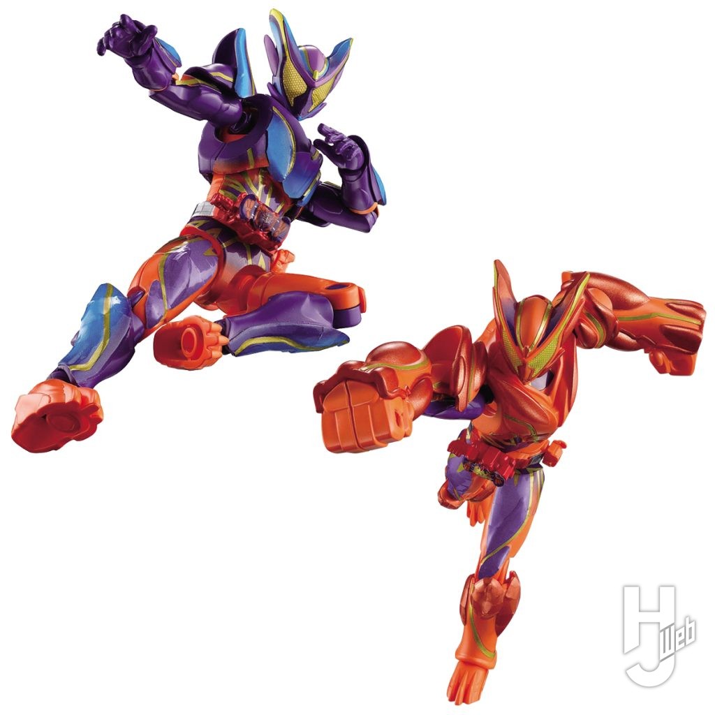 仮面ライダーガヴの可動フィギュアの食玩の画像