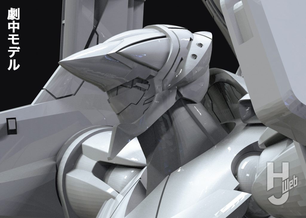 ARTPLA「エヴァンゲリオン仮設5号機」最新CGの劇中モデルの頭部の画像