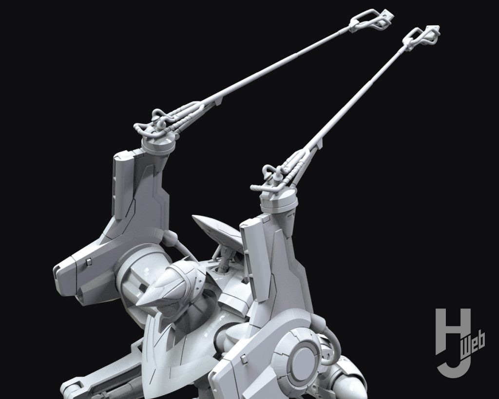 ARTPLA「エヴァンゲリオン仮設5号機」の最新CGの肩部の画像