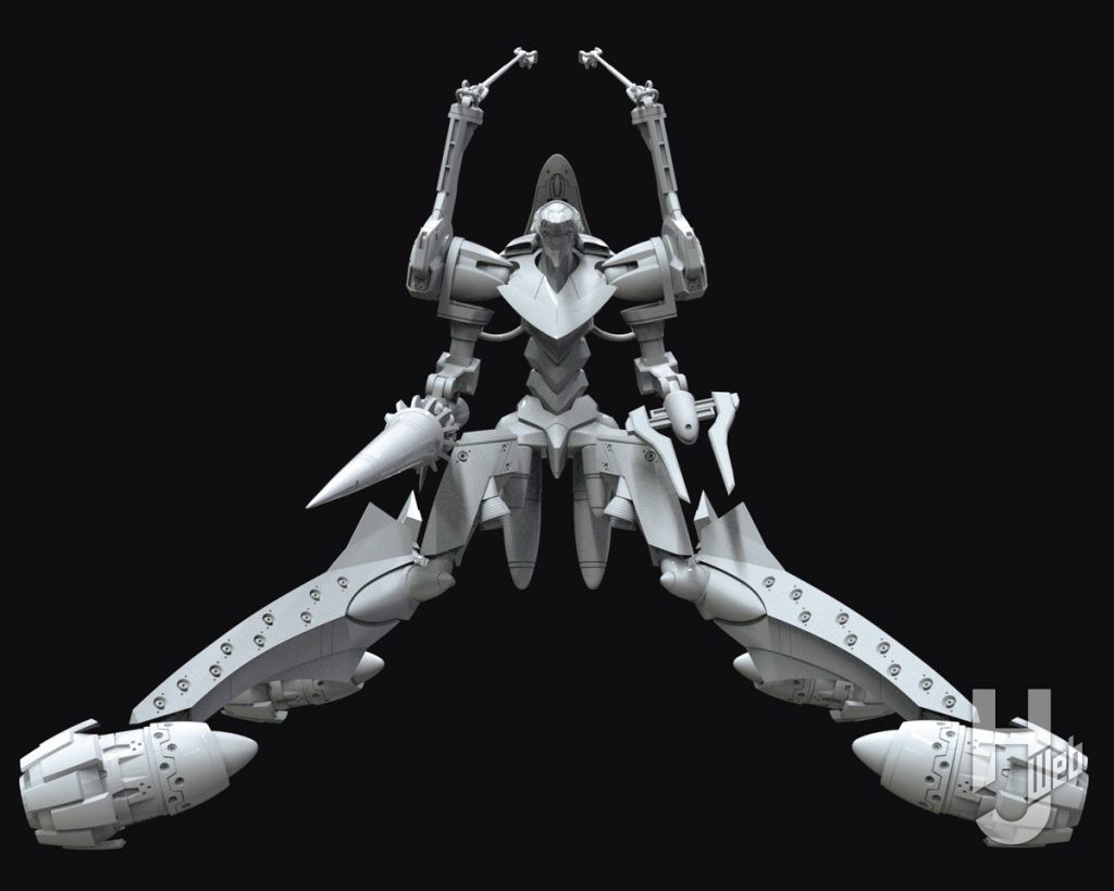 ARTPLA「エヴァンゲリオン仮設5号機」の最新CGの正面画像