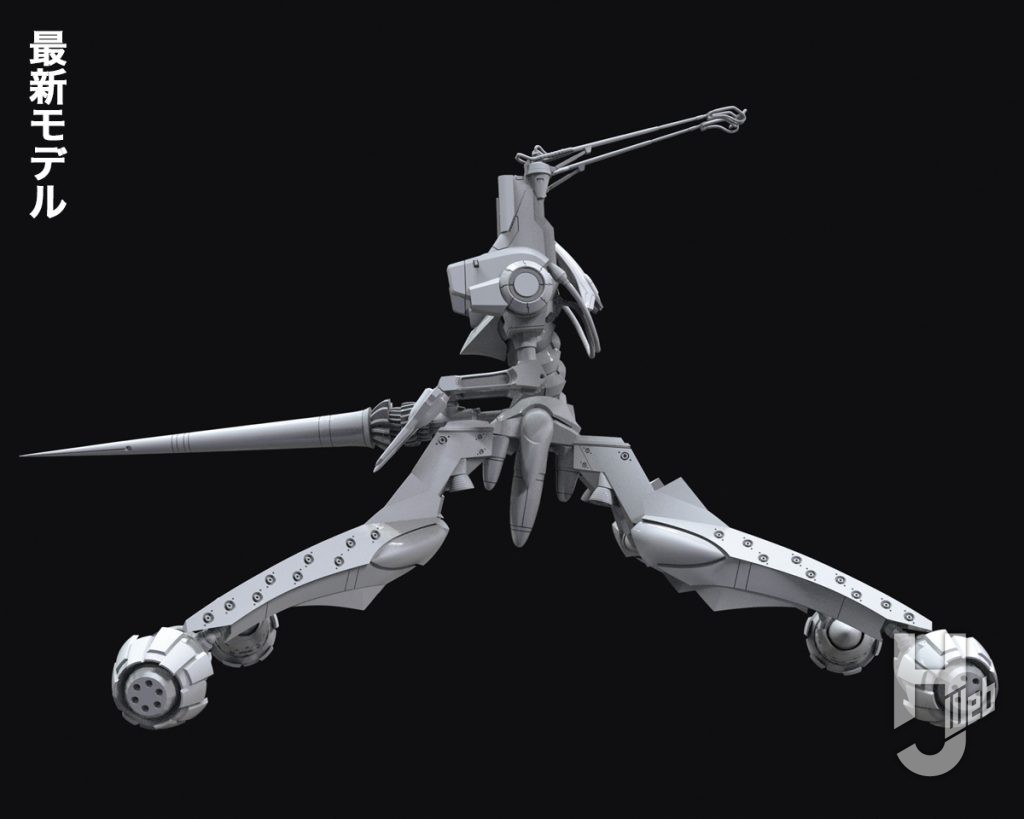 ARTPLA「エヴァンゲリオン仮設5号機」の最新モデルのCG画像