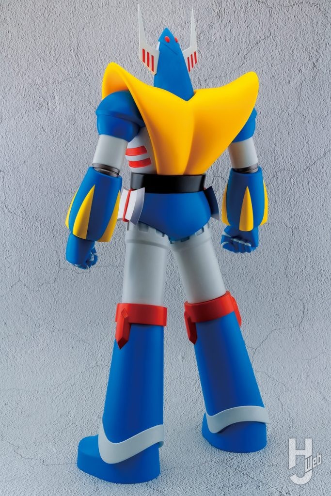 ロボクレスのソフビフィギュアの後ろ姿の全体画像