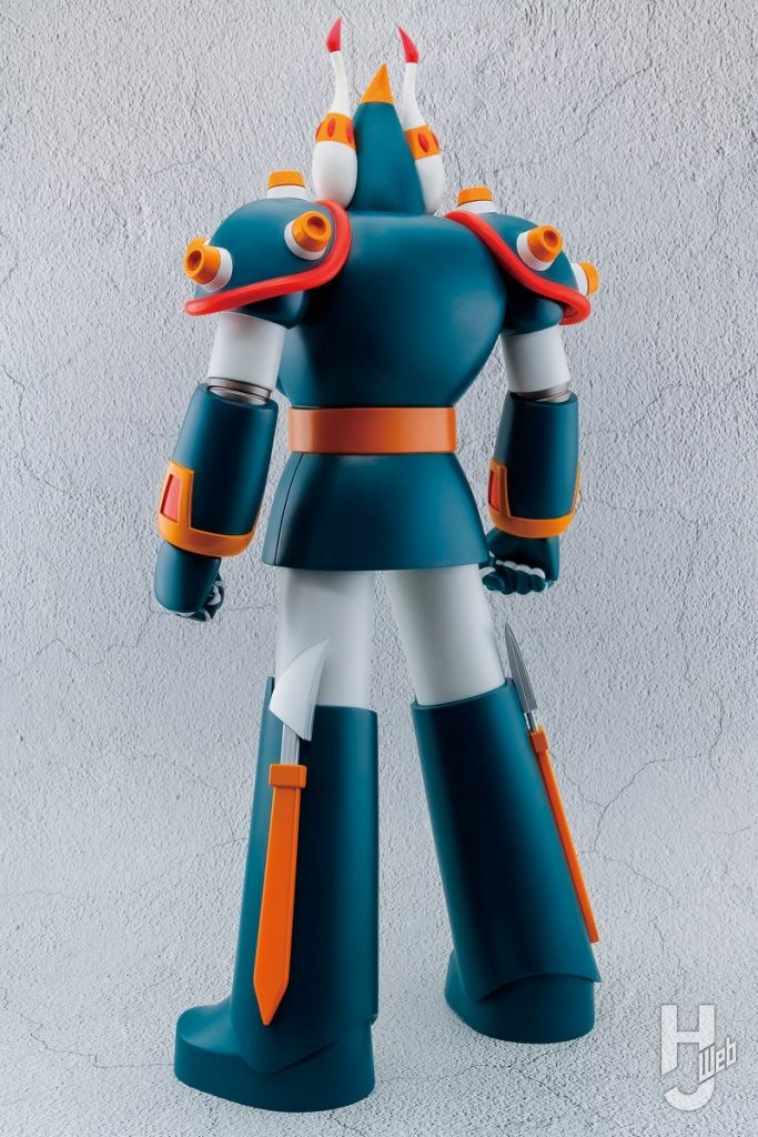 ブルシーザーのソフビフィギュアの後ろ姿の全体画像