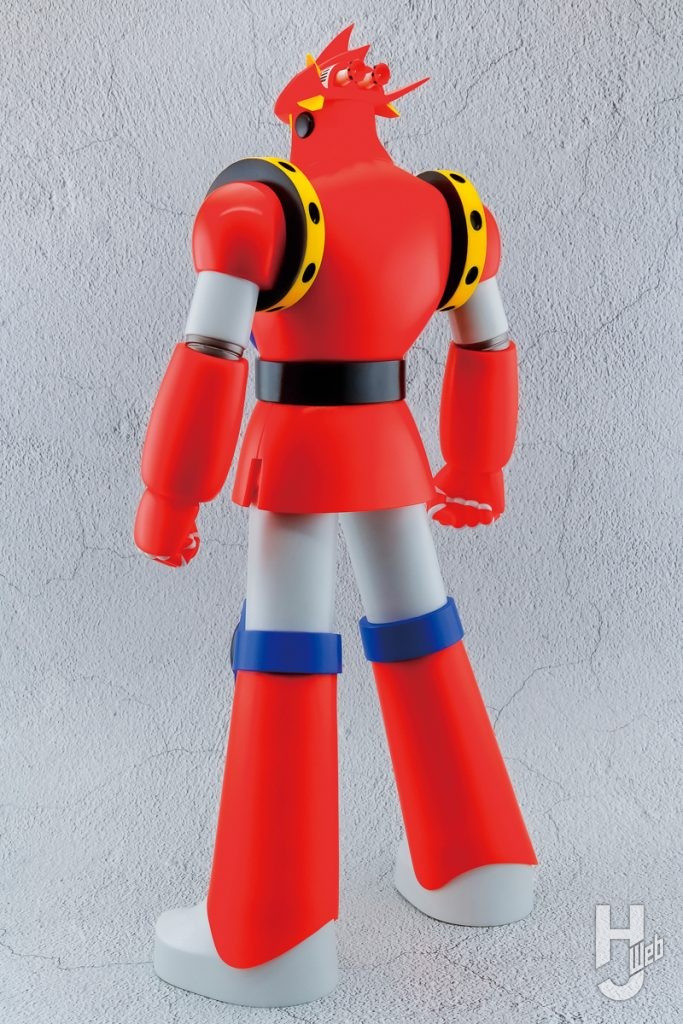 ボスパルダーのソフビフィギュアの後ろ姿の全体画像