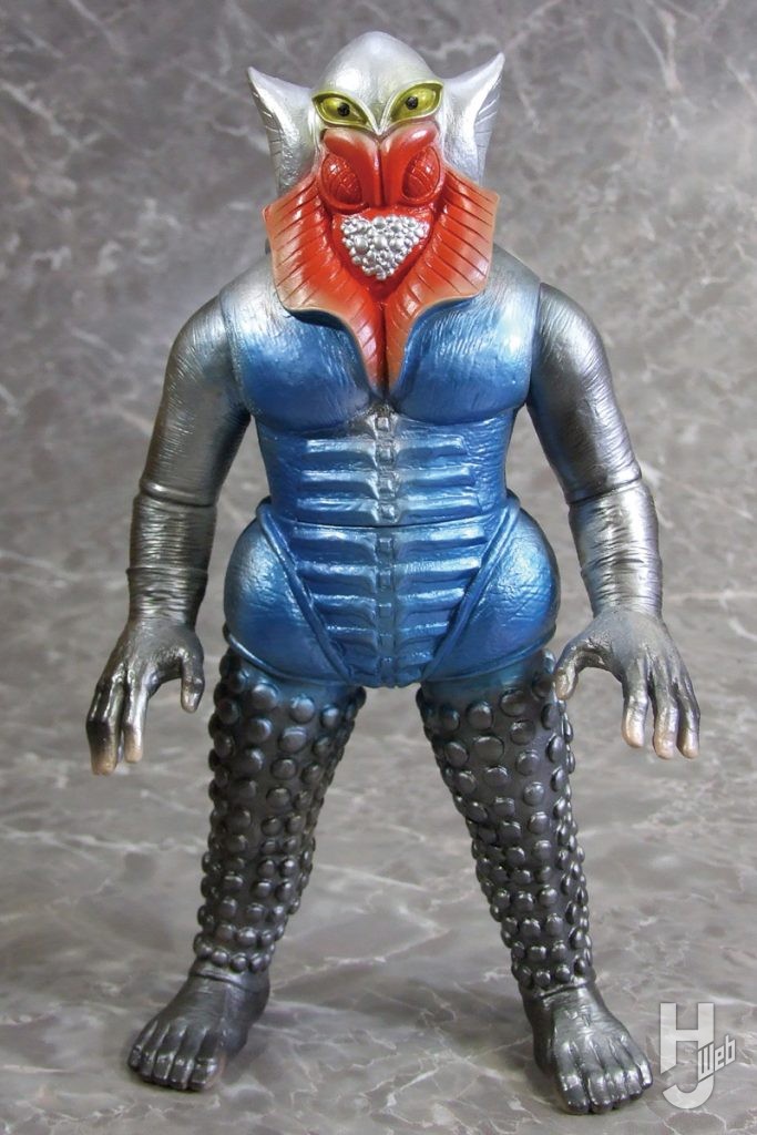 メフィラス星人のソフビフィギュアレトロバージョンの画像
