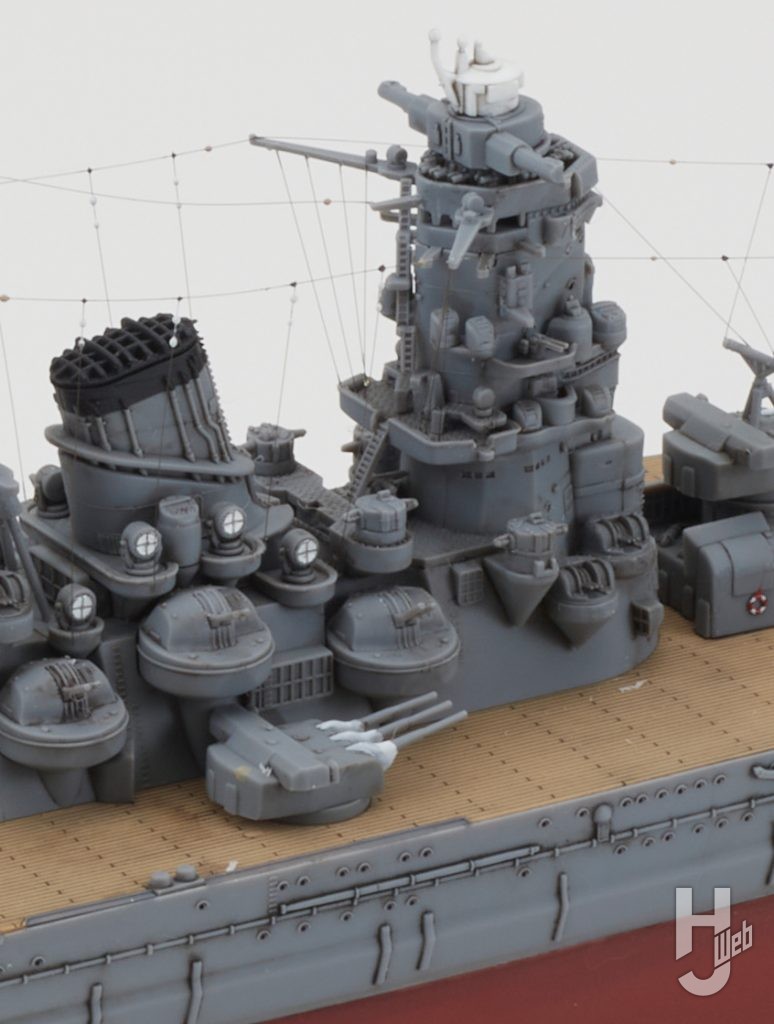 日本海軍戦艦大和 昭和16年／竣工時　艦橋後部
