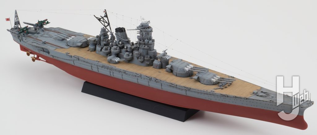 日本海軍戦艦大和 昭和16年／竣工時　艦橋アップ
