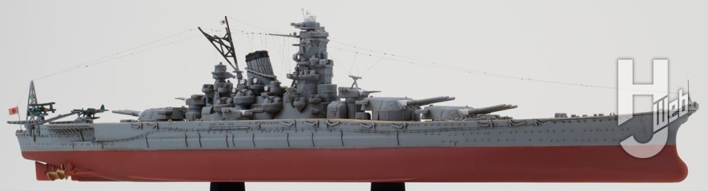 日本海軍戦艦大和 昭和16年／竣工時　横2
