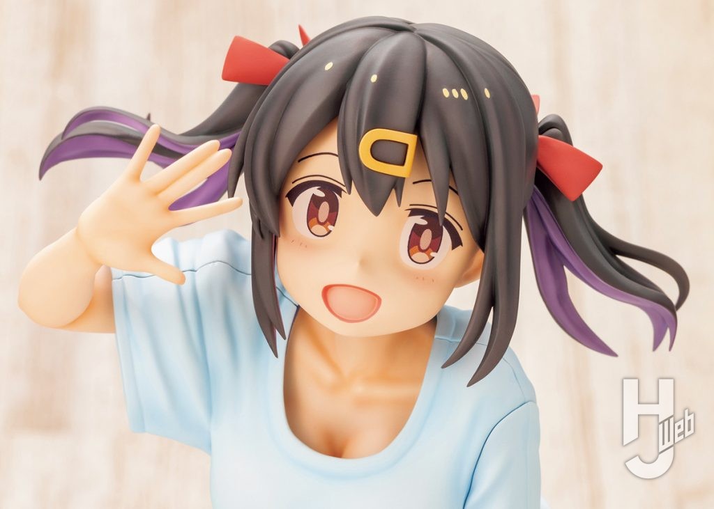 フィギュア新製品「緒山みはり ニートT シャツ Ver.」の特典表情パーツ使用時の画像