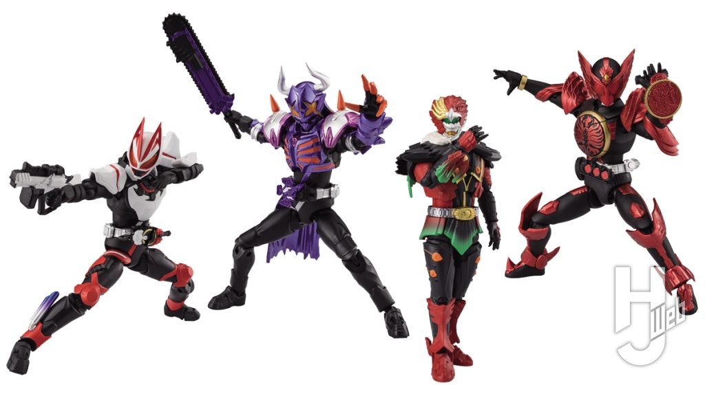 仮面ライダーの食玩可動フィギュアの画像