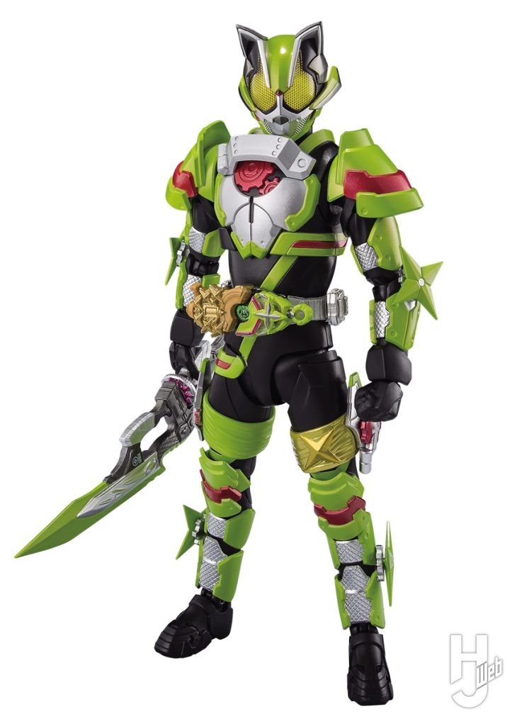 仮面ライダータイクーンの可動フィギュアの画像