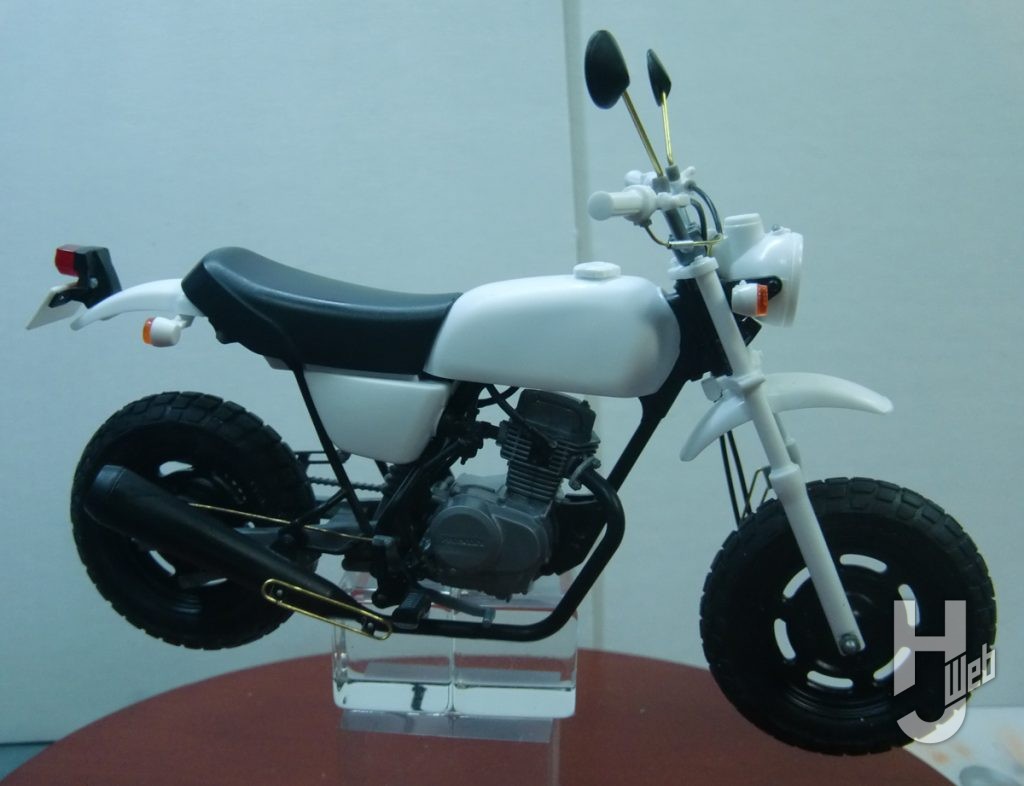 ホンダ エイプ 50 表面処理後、各パーツ仮組み状態2

