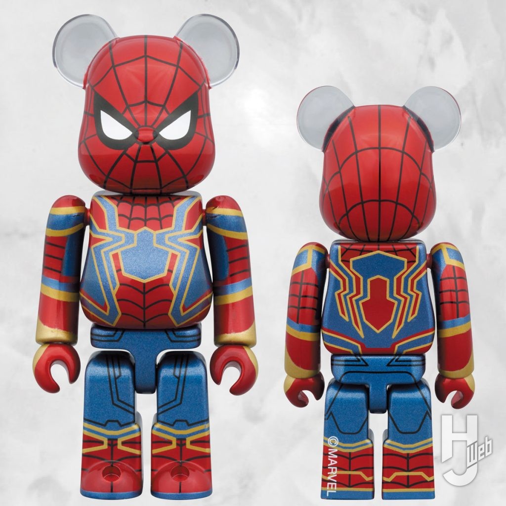 アイアン・スパイダーのベアブリックの画像