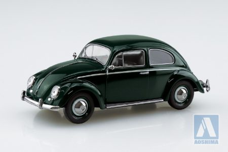 【2025年11月新製品】青島文化教材社「フォルクスワーゲン ビートル(ジャングルグリーン、ホライゾンブルー、ポスタルイエロー)」