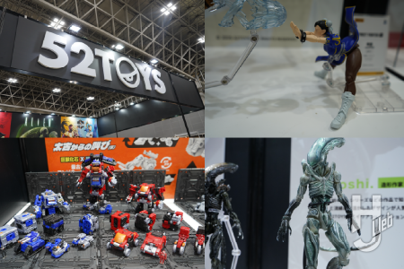 Yoshi氏、藤本圭紀氏が原型を務める『エイリアン』フィギュアの彩色見本をそれぞれ展示！野中剛デザインオリジナル変形トイなど目白押し！【52TOYS／ワンフェス2025[夏]】