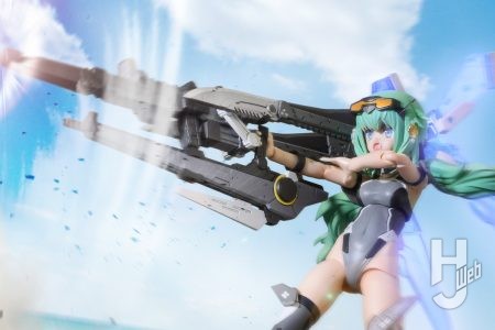 「スティレット Swimsuit Ver.」に連携や合体が可能なサポートメカを構築！「ガールズプラモスタイル#07」付録キットとM.S.Gを組み合わせ製作
