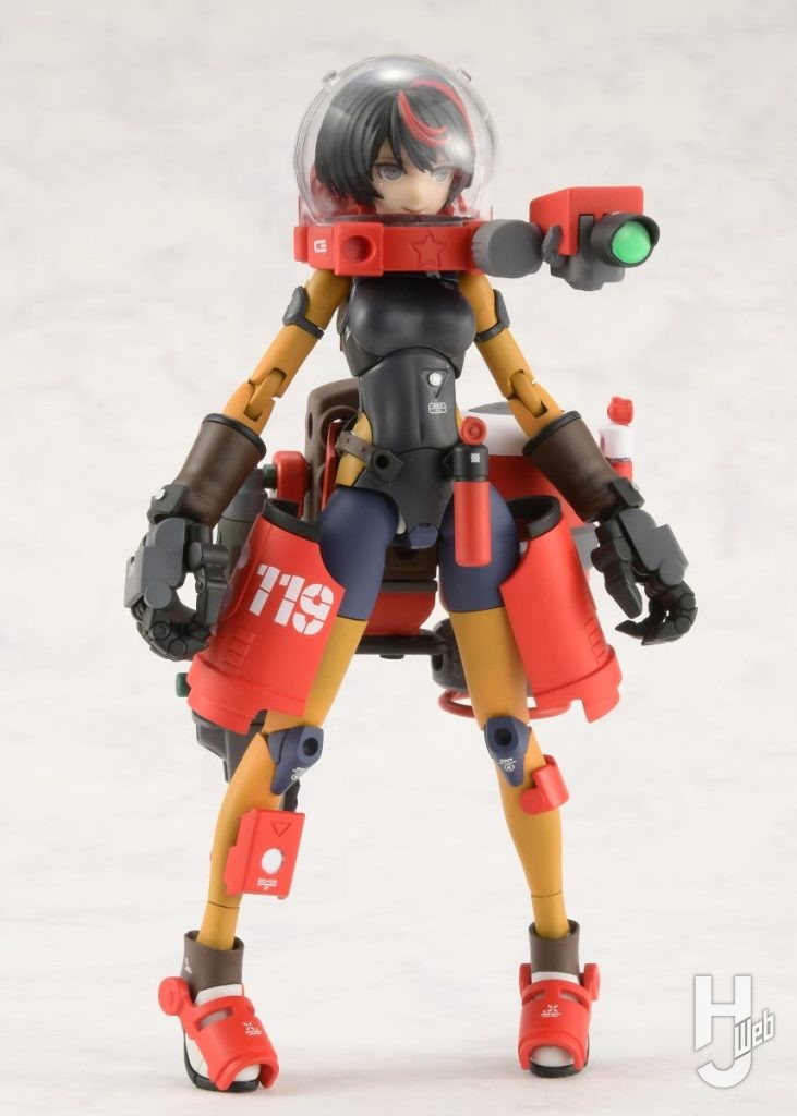 コスモスのスペースレスキューカスタムのプラモデルの全体画像その1