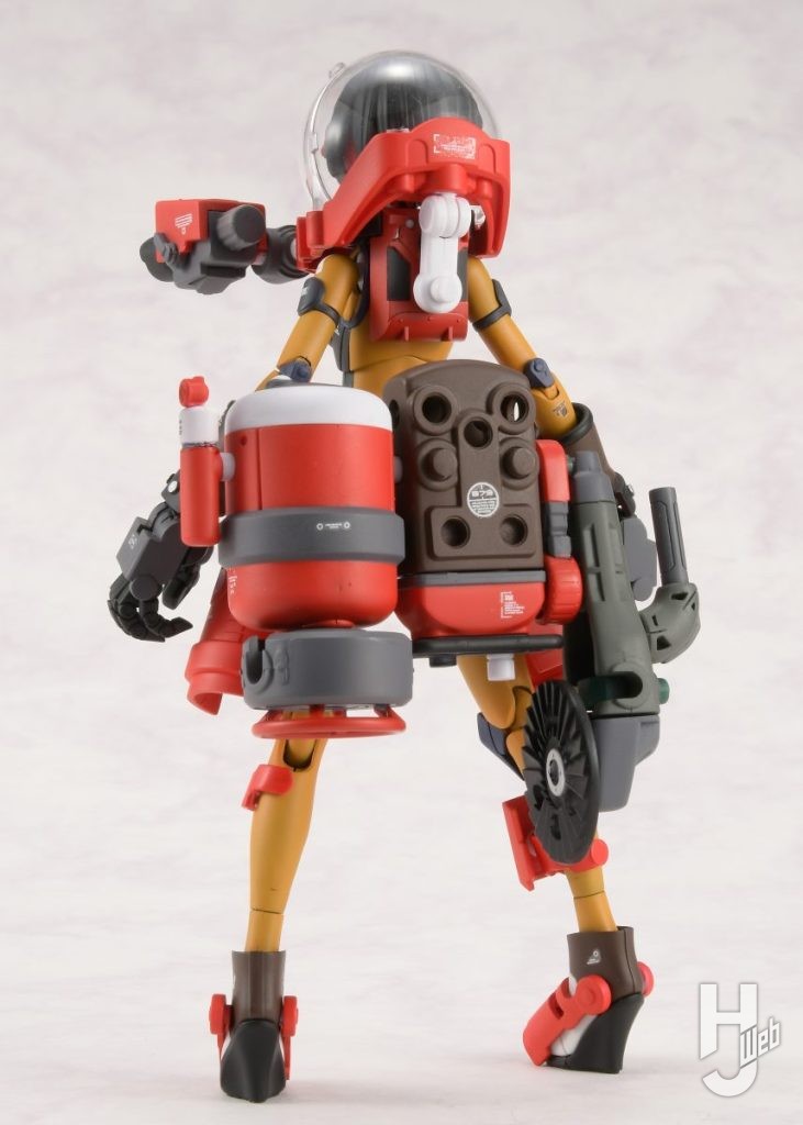 コスモスのスペースレスキューカスタムのプラモデルの全体画像その2