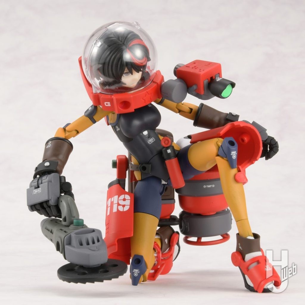 コスモスのスペースレスキューカスタムのプラモデルの全体画像その3