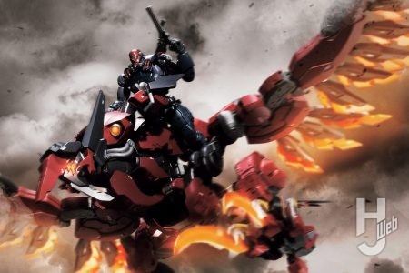 翼開長約63.4cm！『ヘキサギア』シリーズ最大サイズ「ゼニス・リヴェール」が降臨！作例はカラーチェンジ&改造を行い、鹵獲機のイメージで製作