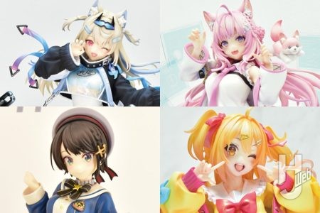 「ホロライブ」尾丸ポルカや百鬼あやめ、FUWAMOCOなど多数展示！ 等身大フィギュアも出現！「P丸様。」彩色原型の初公開も【VTuberまとめ／ワンフェス2025[夏]】