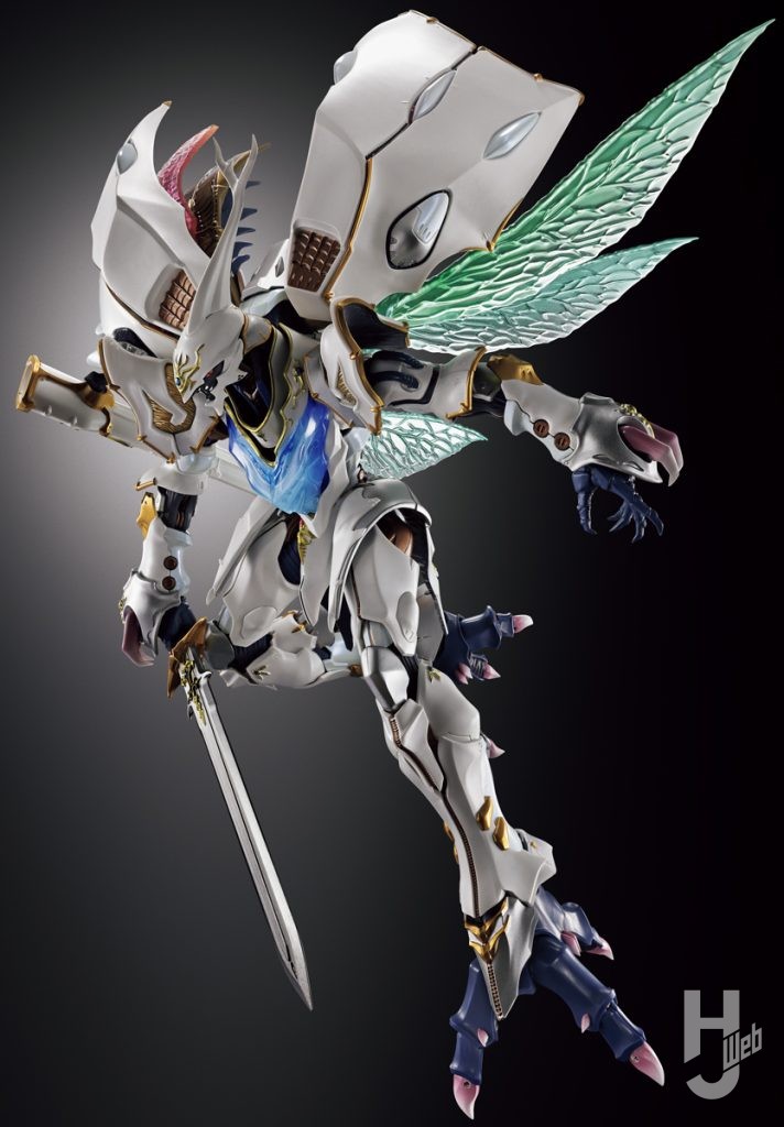 「METAL-BUILD-DRAGON-SCALE-サーバイン（白き秘宝）」ポージング例5