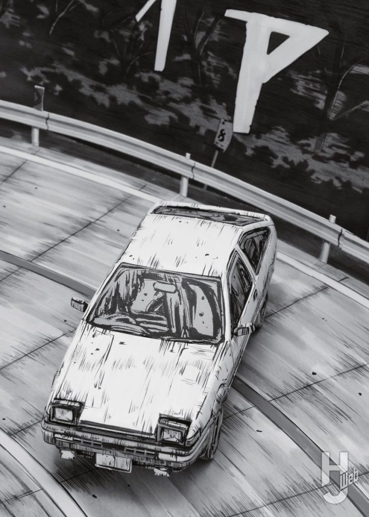 拓海のハチロクのプラモデルのメイン画像