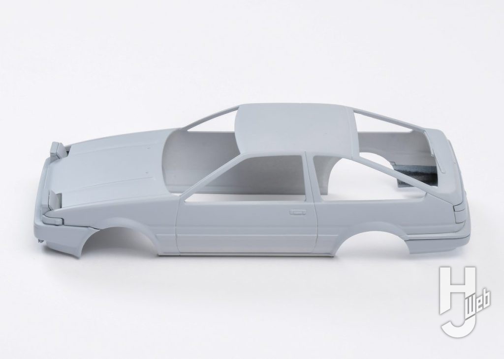 拓海のハチロクのプラモデルの製作の画像その1