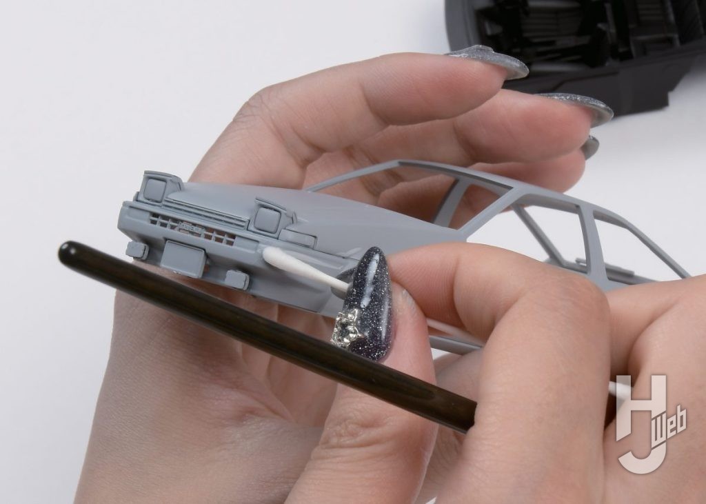 拓海のハチロクのプラモデルの製作の画像その6