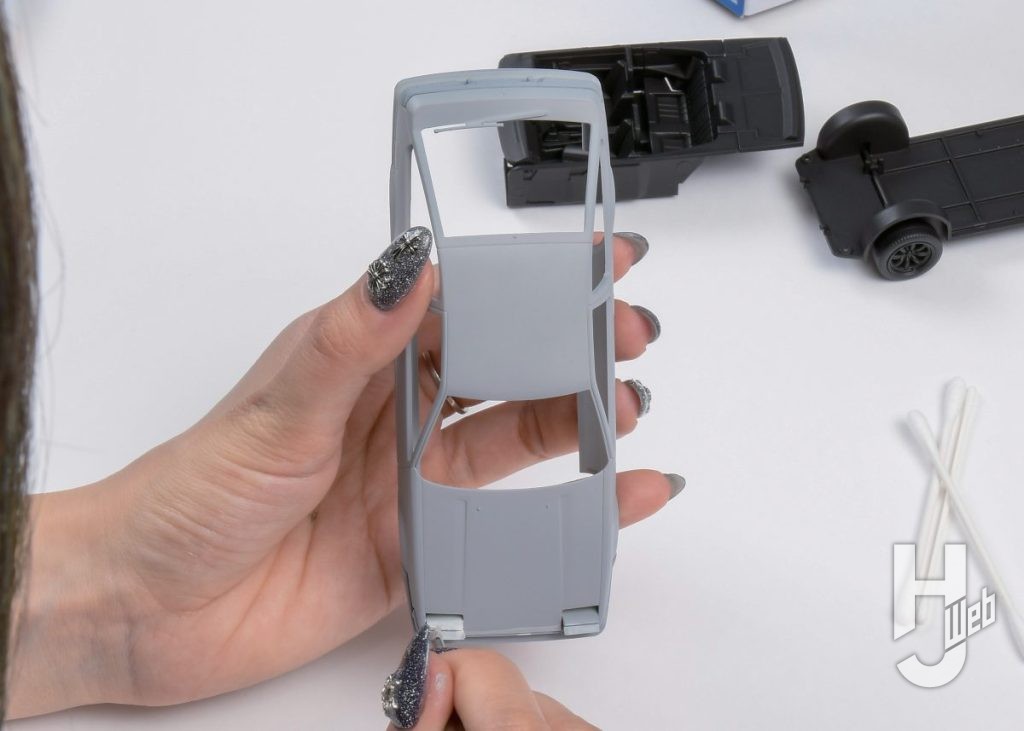 拓海のハチロクのプラモデルの製作の画像その7