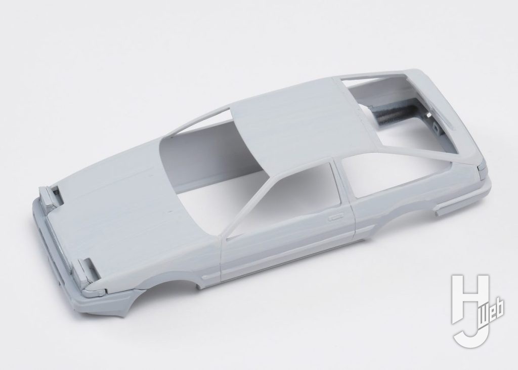 拓海のハチロクのプラモデルの製作の画像その8