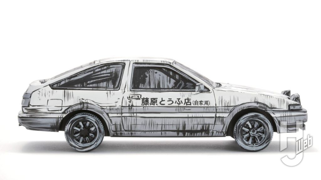 拓海のハチロクのプラモデルの完成の全体画像その1