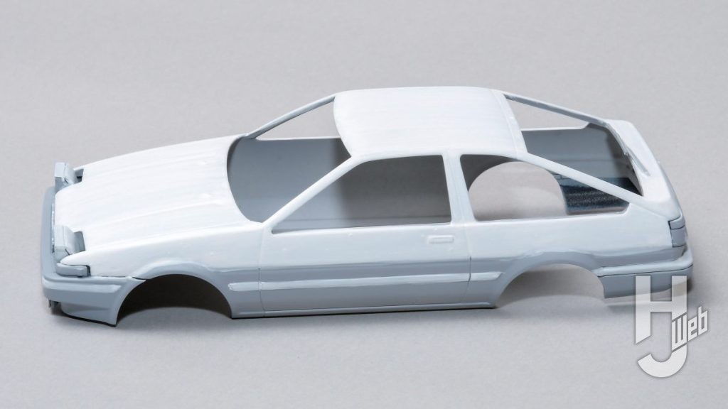 拓海のハチロクのプラモデルの製作の画像その11