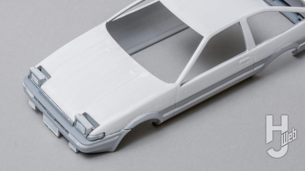 拓海のハチロクのプラモデルの製作の画像その12