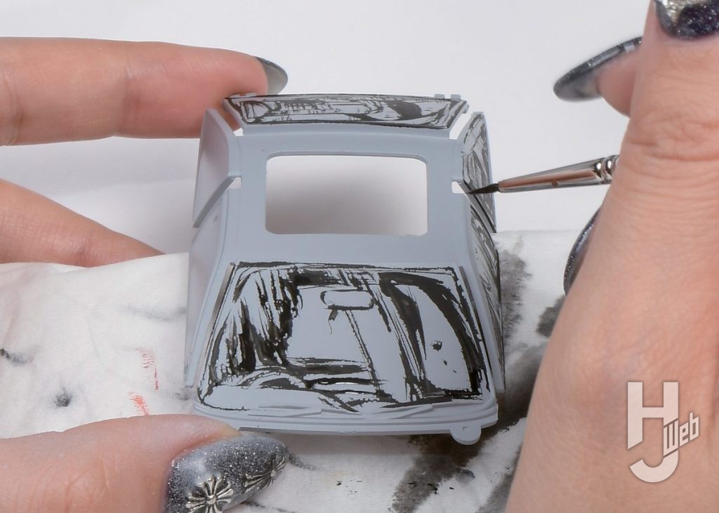 拓海のハチロクのプラモデルの製作の画像その16