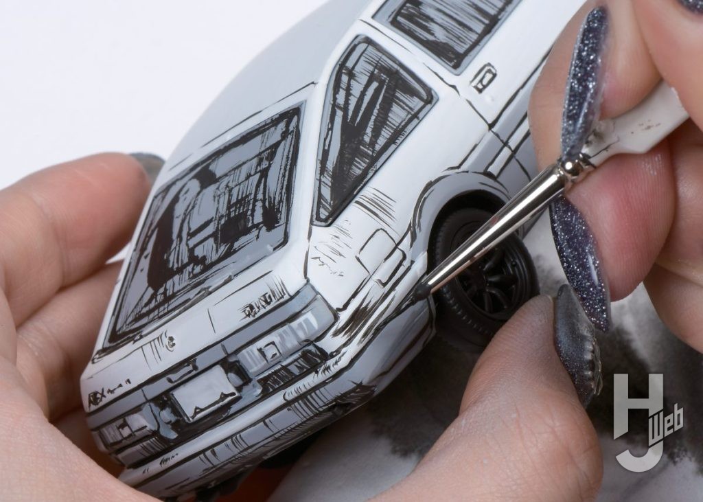 拓海のハチロクのプラモデルの製作の画像その24
