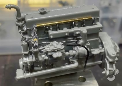 アメリカ軍 ワード・ラ・フランス M1000 シリーズ2 重レッカー車　エンジン