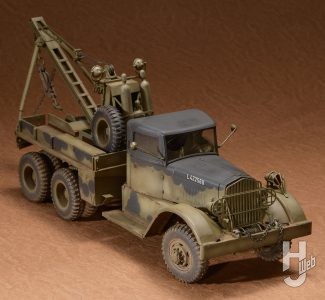 アメリカ軍 ワード・ラ・フランス M1000 シリーズ2 重レッカー車　俯瞰