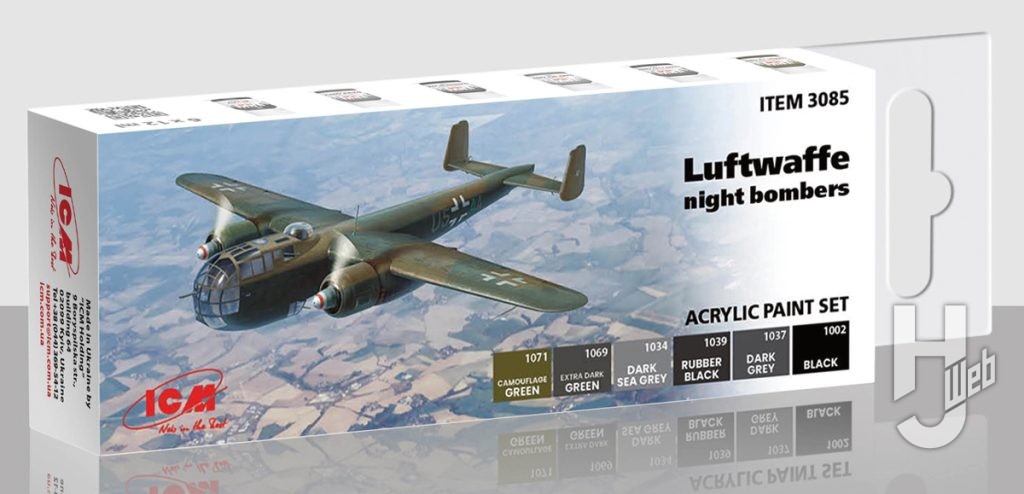 ドイツ空軍夜間爆撃機用アクリルセット
