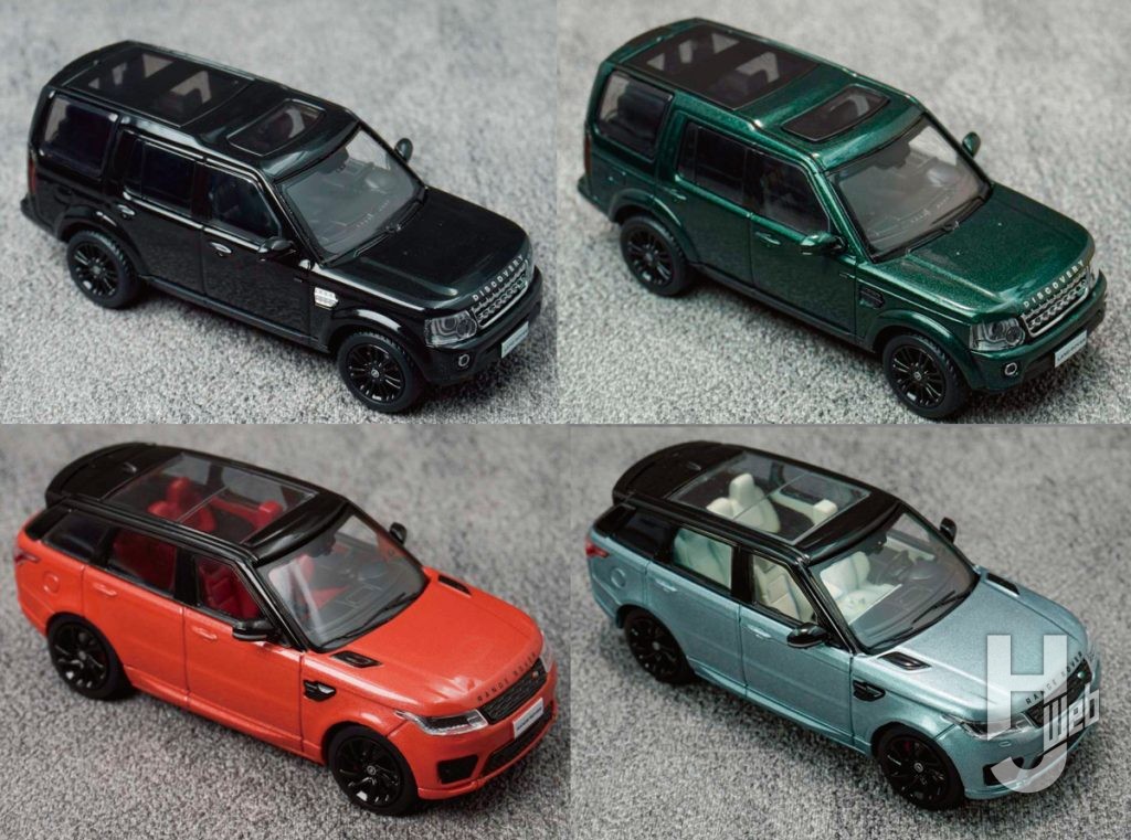 Land Rover Discovery 4 -LHD- ブラック、グリーン、オレンジ、シルバー
