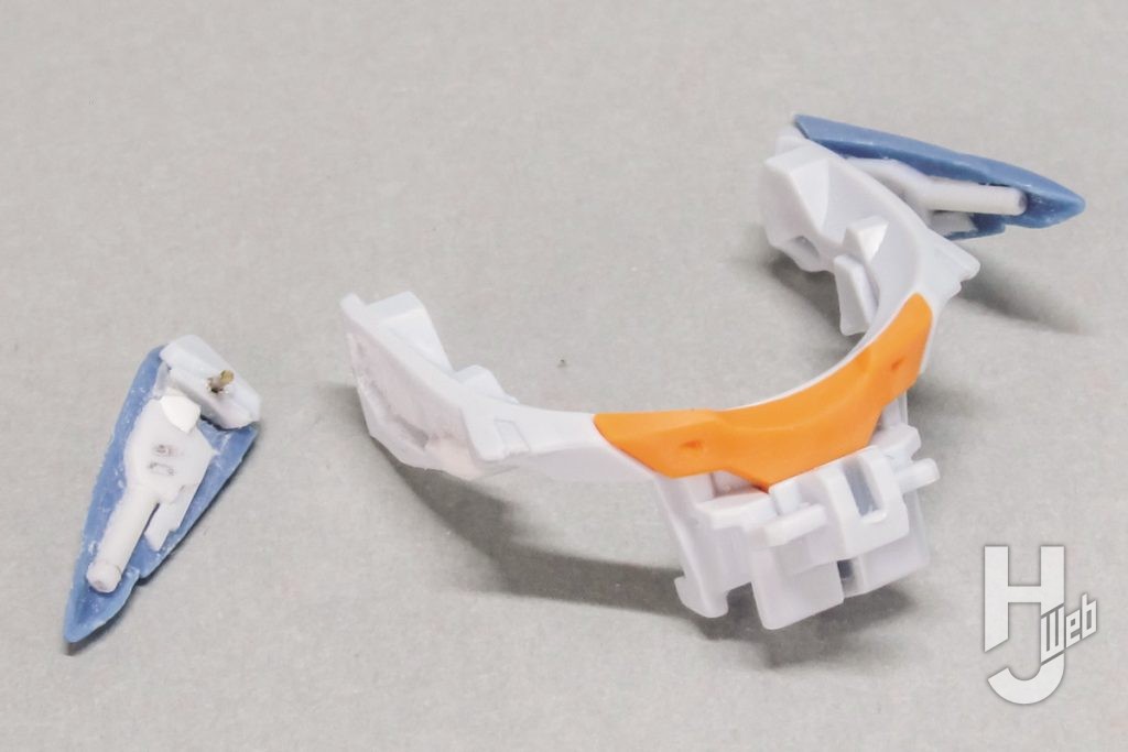 GQuuuuuuXのプラモデルの製作の画像その2