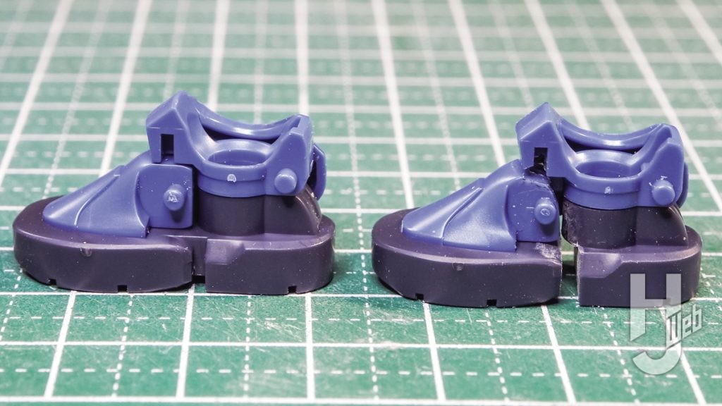 軍警ザクのプラモデルの製作の画像その6