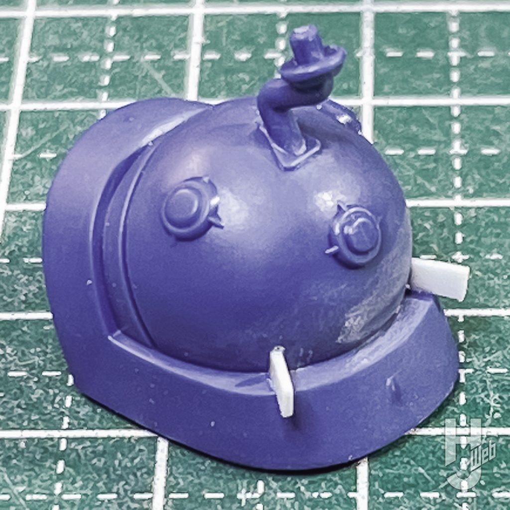 軍警ザクのプラモデルの製作の画像その8