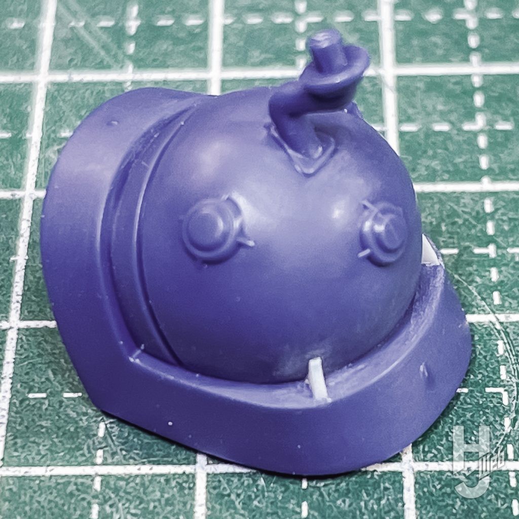 軍警ザクのプラモデルの製作の画像その9