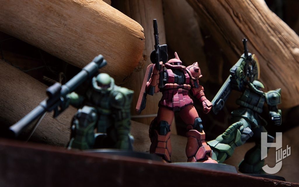 ガンダムアッセンブルキット作例「Zeon’s Rush」